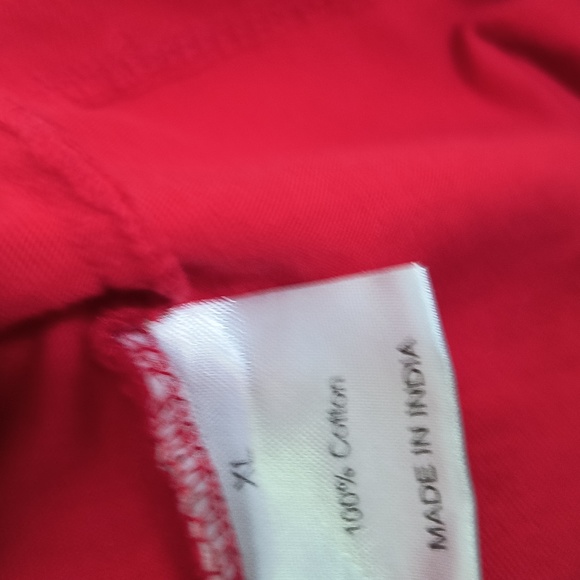 Virgin De Guadalupe Mother Mary Graphic Red Crop Tee Chola Sz XL Women - Picture 9 of 10